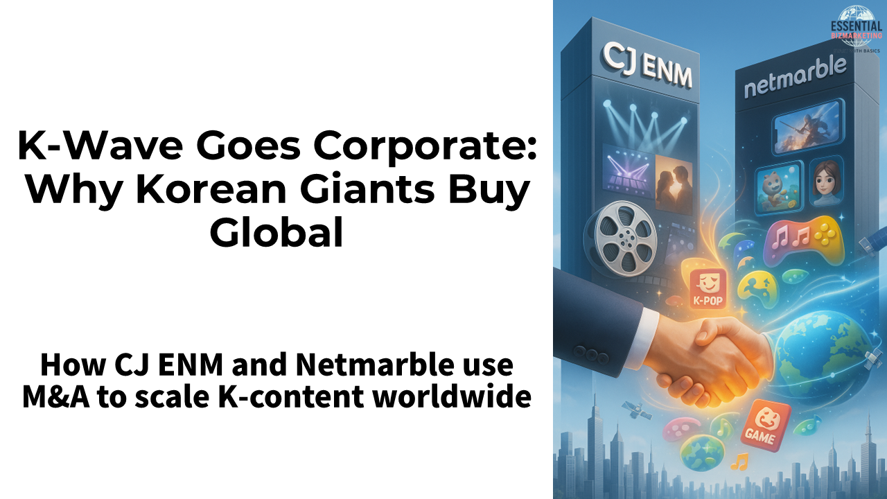 How CJ ENM and Netmarble Use Global M&A to Expand K-content