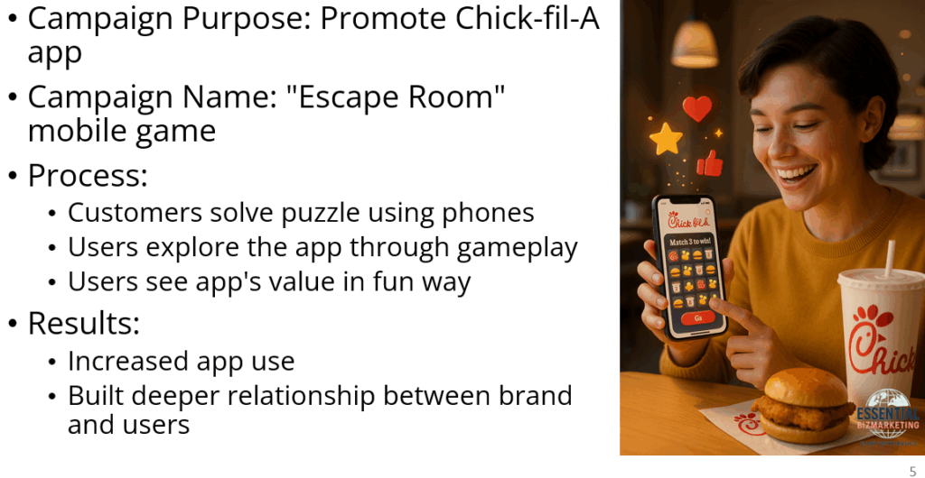 How Chick-fil-A’s Mobile Escape Room Turned Phones into Marketing Gold