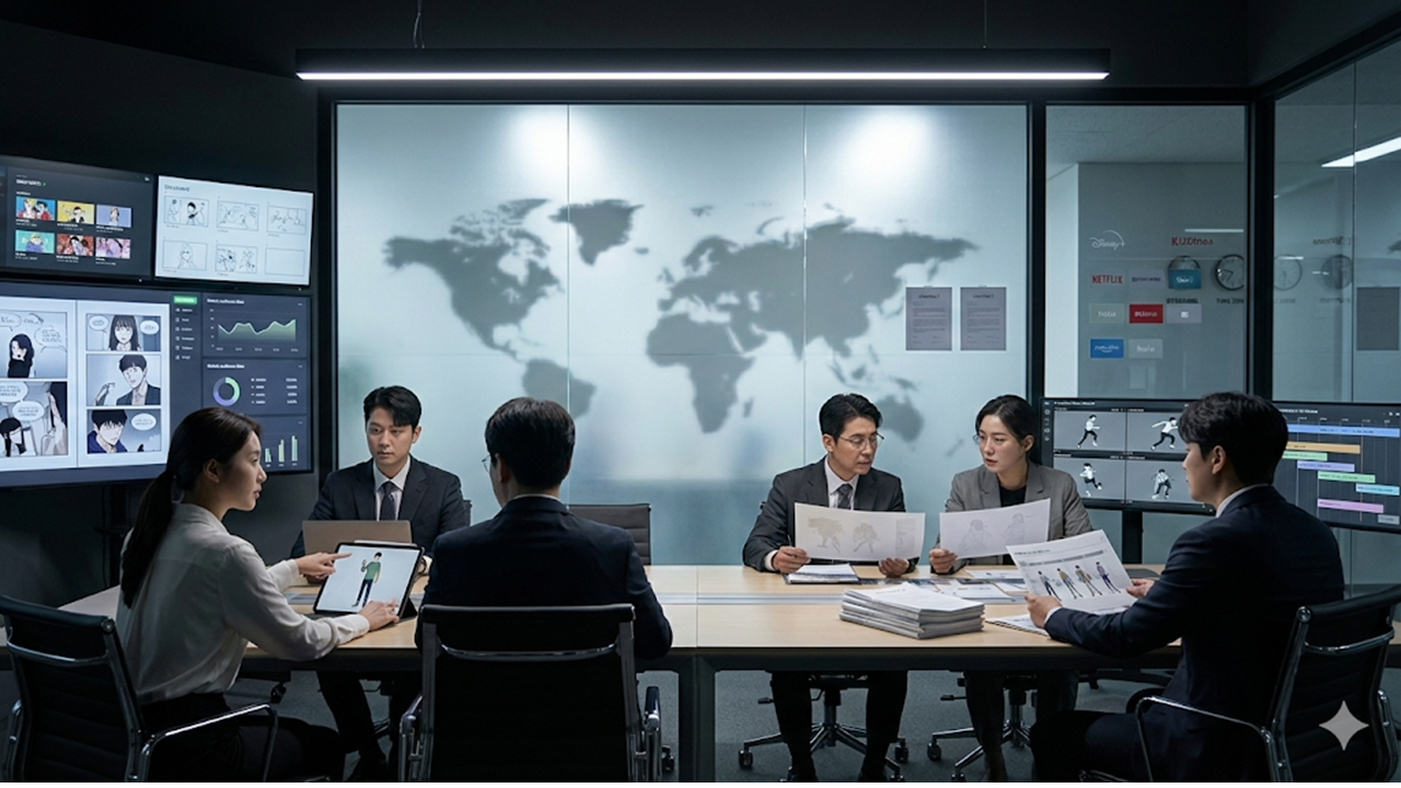 Webtoon to Animation IP Licensing: OSMU System