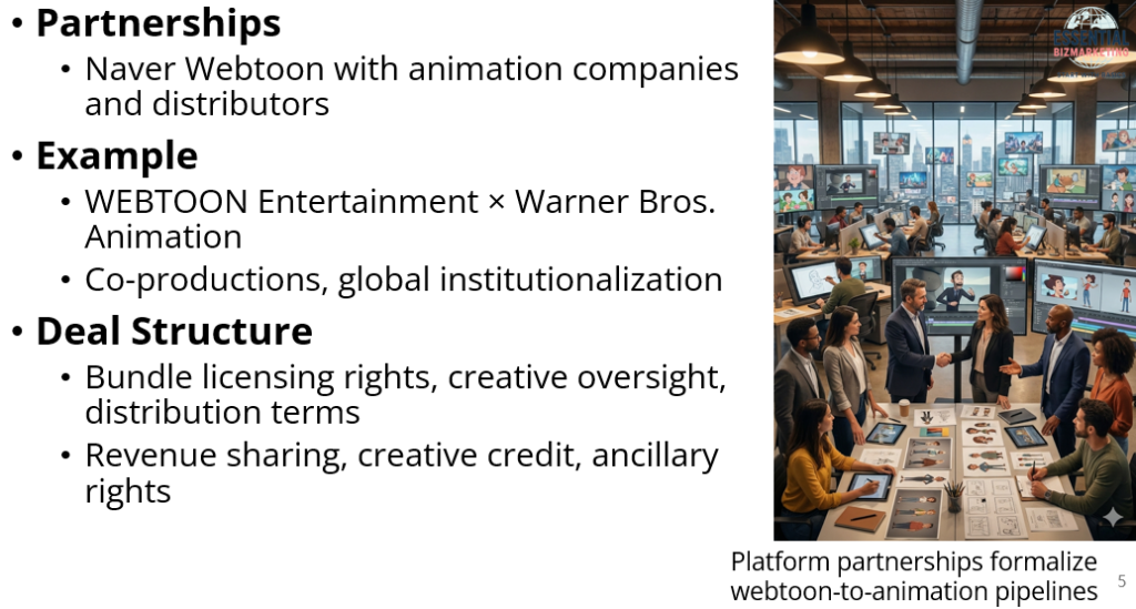 Webtoon to Animation IP Licensing: OSMU System